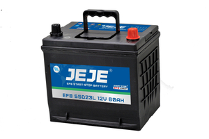 Batteria per auto EFB Start-Stop marca JEJE 12V 55D23L 60AH
