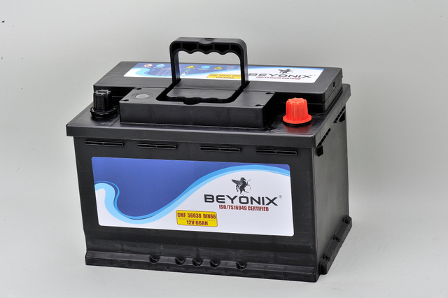 Jeje Europe Standard Beyonix Factory Supply DIN 12V66ah CMF 56638 Batteria di avviamento per auto