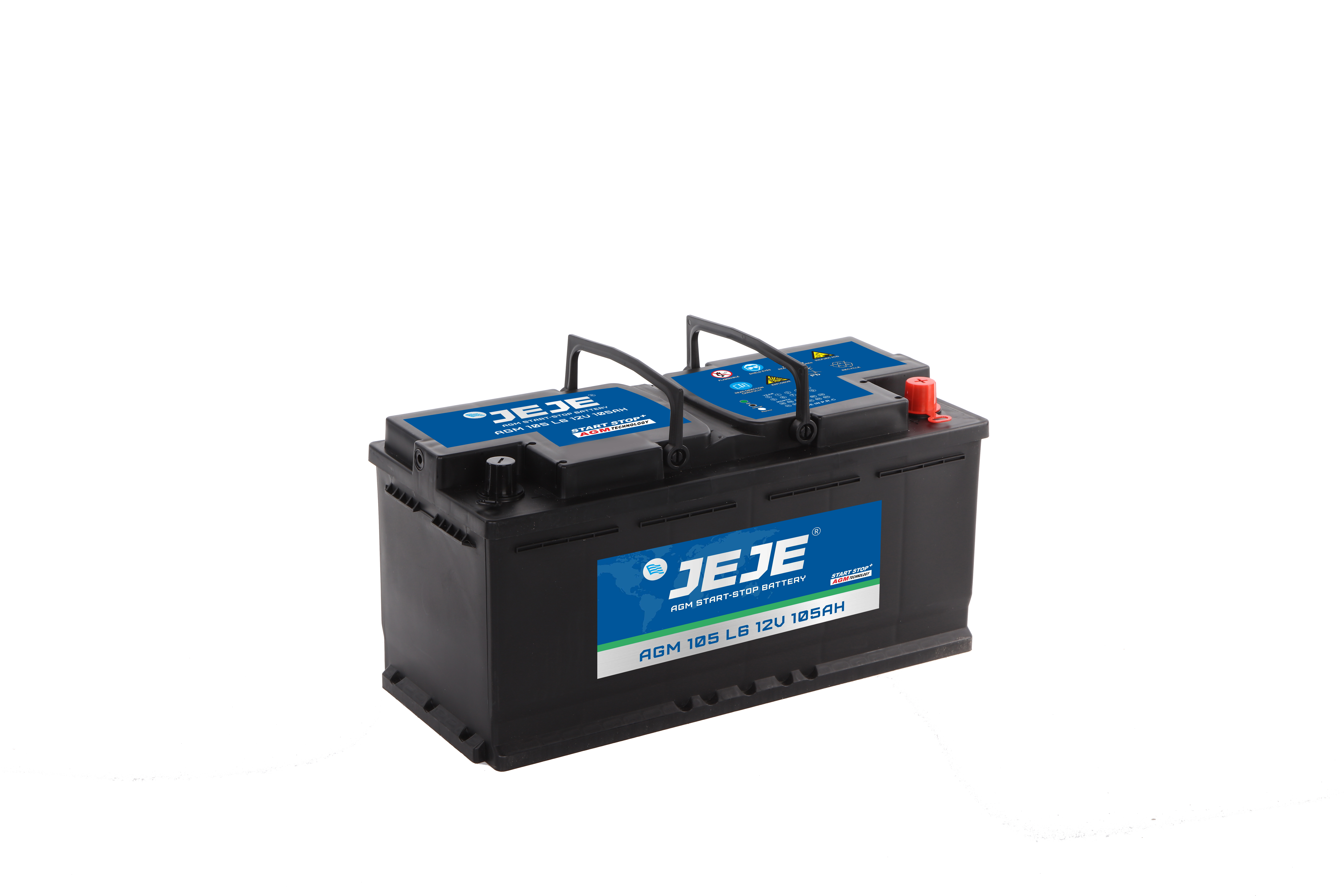 Batteria per auto AGM ad alta capacit&agrave; per veicoli con sistema start-stop